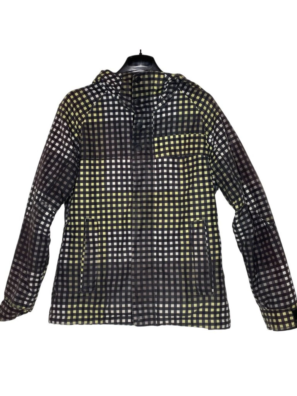 Burton Women's Dryride Checked Box Ski Snowboard Winter Coat Sz SM FLAWS